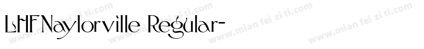 LHFNaylorville Regular字体转换